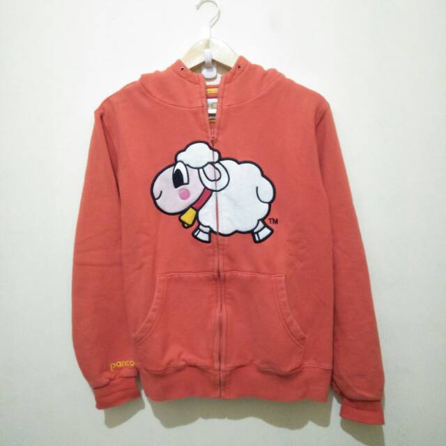 Jaket ziphoodie pancoat original vintage hoodie second