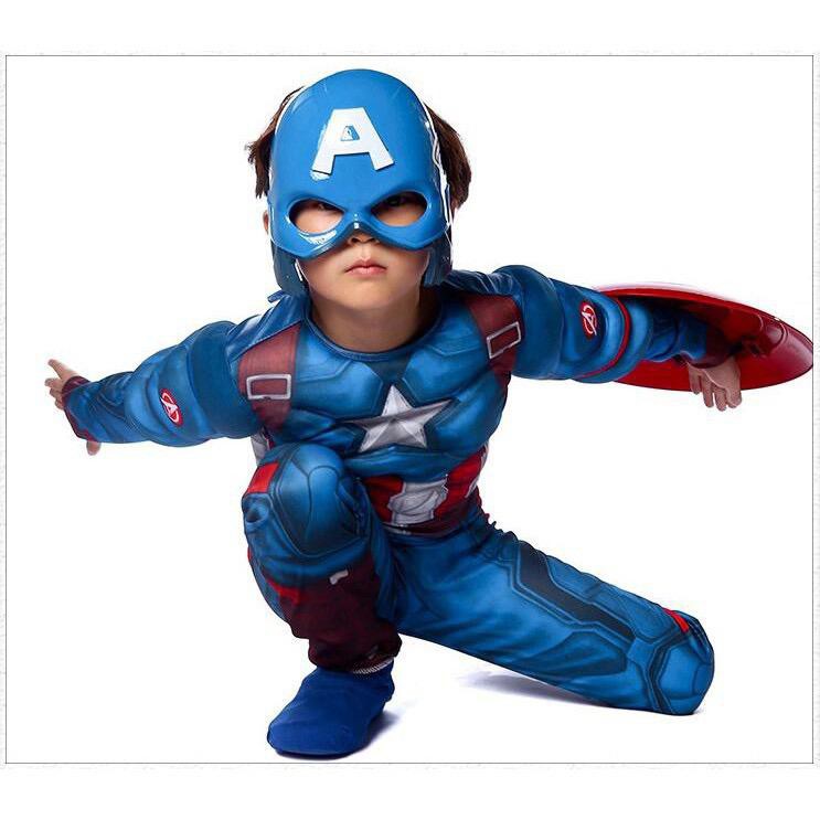 Kostum captain america costume kapten america anak costum kapten amerika custom baju kapiten