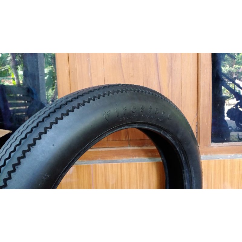 BAN FIRESTONE firestone champion deluxe 18x450 rare tires not fuckstone not shinko not coker not uni