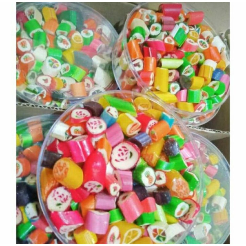

Permen Sticky Candy Mix Tanpa Tepak 500gr Permen Sticky Candy Korean Viral Tiktok