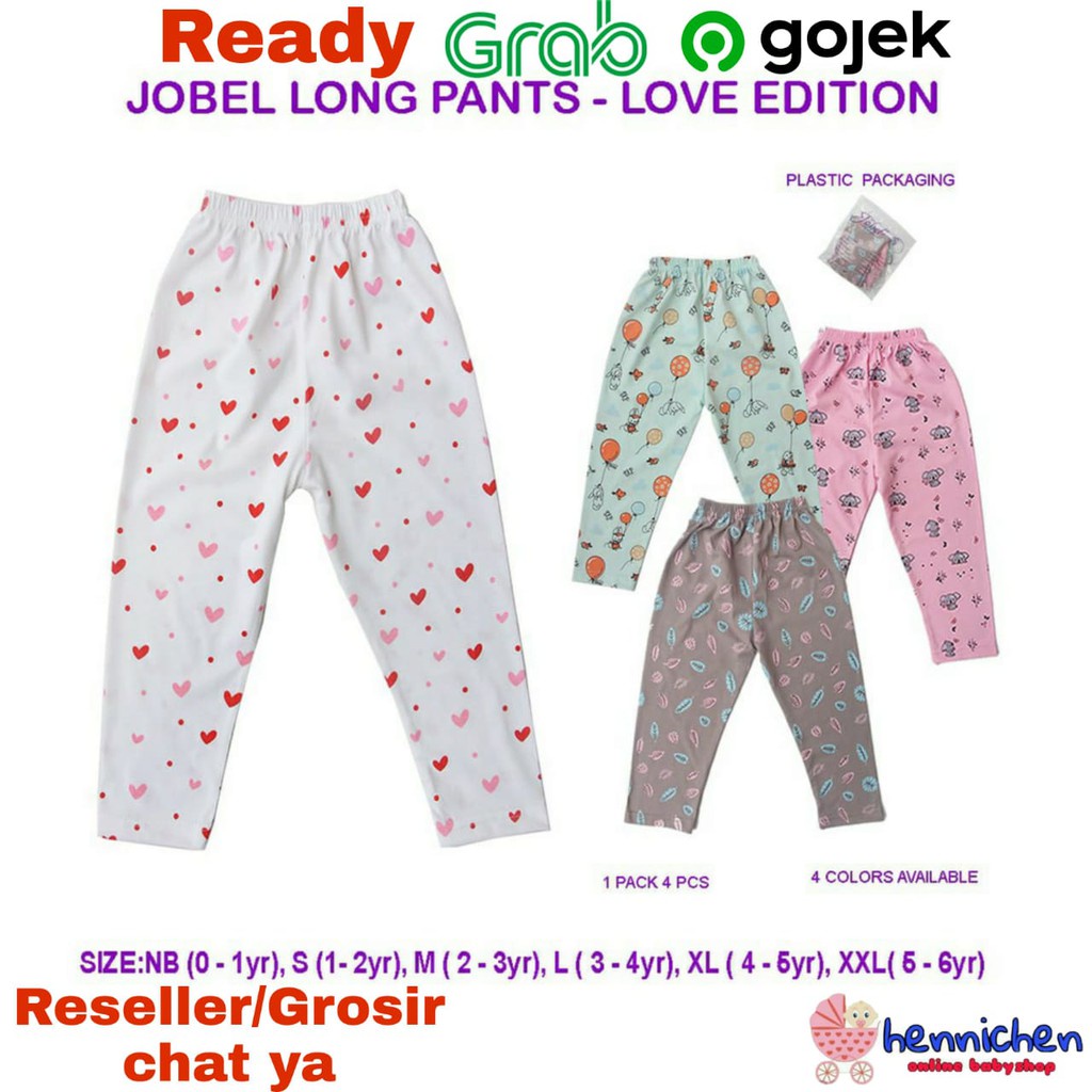 ISI 4 PCS PROMO Jobel BY kAZEL Long Pants Forest / winter / galaxy / BAMBOO / candy / jobel love pants Edition celana panjang anak celana anak  legging anak 0-6tahun