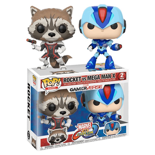 2 PACK ROCKET VS MEGA MAN X EXCLUSIVE