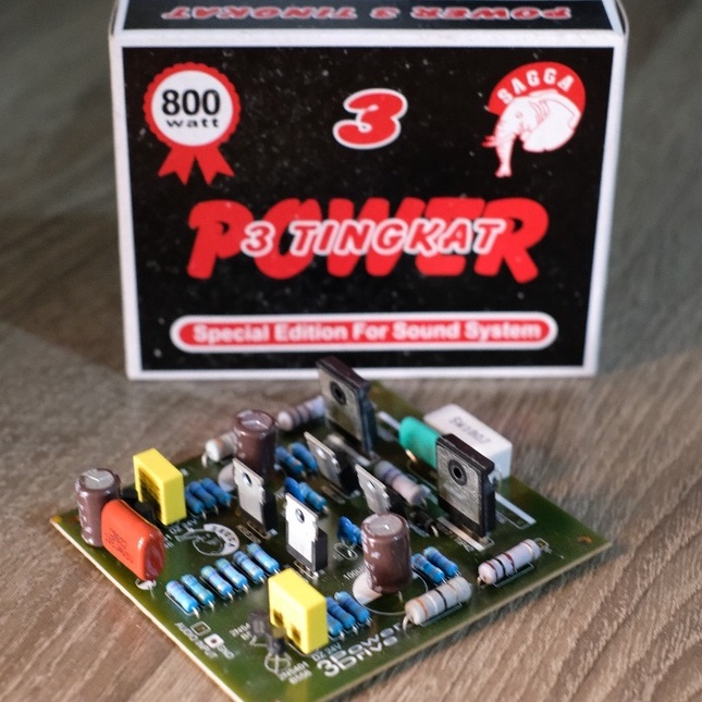 Kit Driver Power Ampli amplifier mono 3 tingkat 800Watt