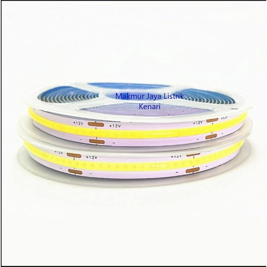 Led Strip COB DC 12volt 5 meter 320led / Lampu Strip Light COB IP33