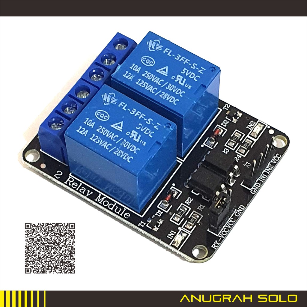 RL-03 2 Channel 5V Relay Module (Lo-Level Trigger)