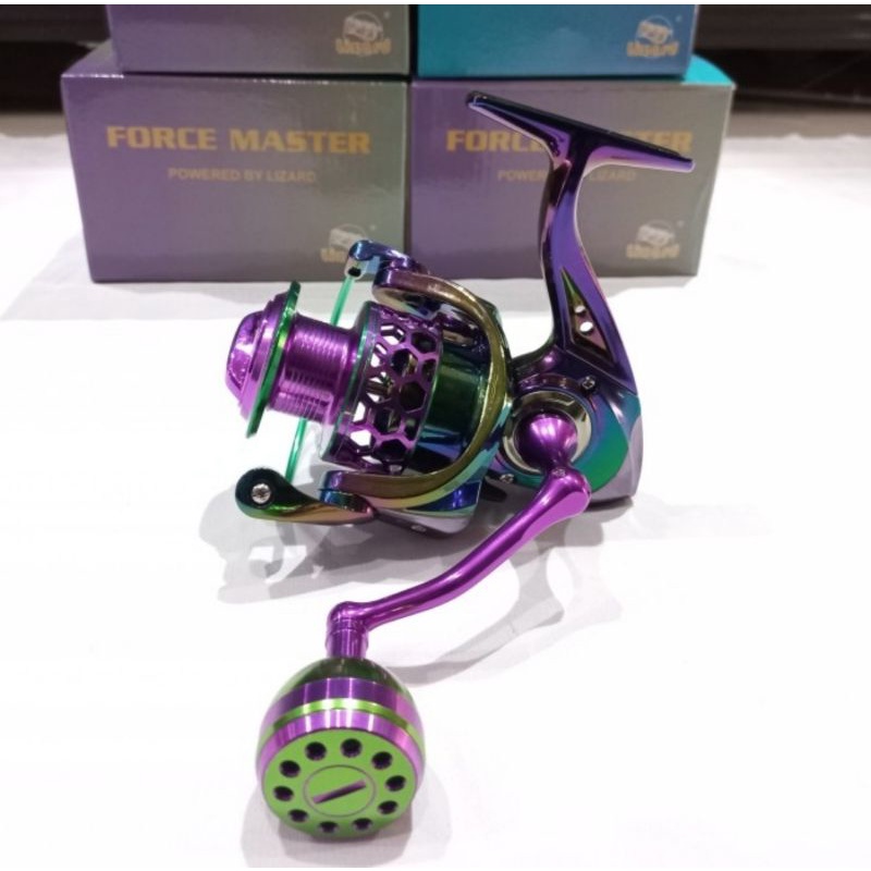 Reel Pancing Lizard Force Master, Rel Power Handle, Rell Uk 1000 - 6000,