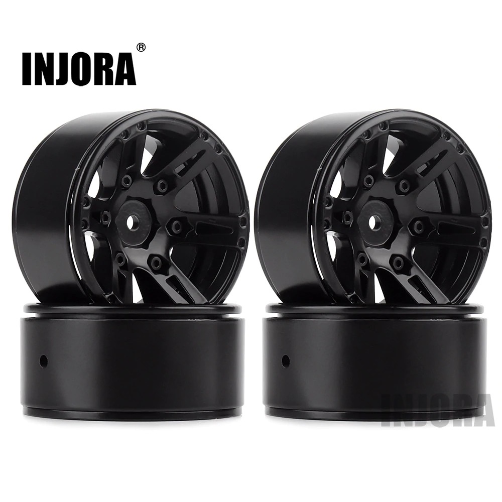 [FREONGKIR] 4PCS Metal Wheel Rim 1.9 Inch BEADLOCK for 1/10 RC Rock Crawler Axial SCX10 90046