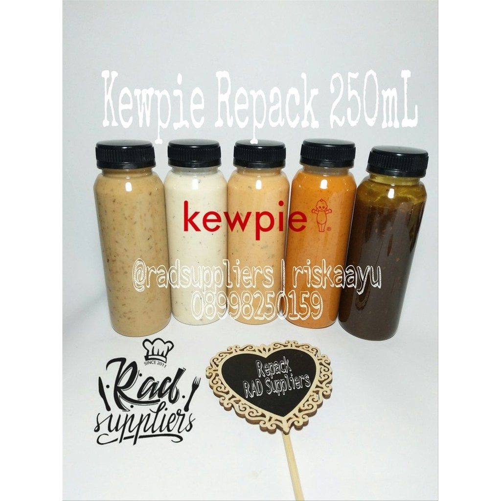

Kewpie Salad Dressing ALL VARIANT 250ml 4botolX250ml Bebas PilihRasa Bagus