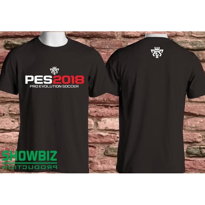 SUPER SALE KAOS T-SHIRT PRO EVOLUTION SOCCER 2018 PES 2018 Ready Stock