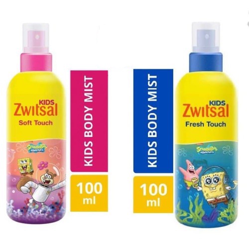 Zwitsal Kids Body Mist Fresh / Soft Touch 100ml - Parfum Cologne Anak 100 ml