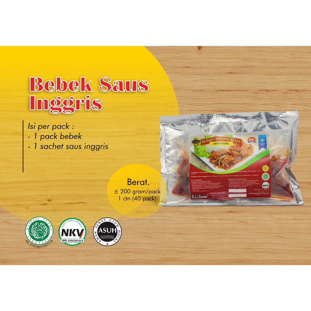 

BEBEK SAUS INGGRIS