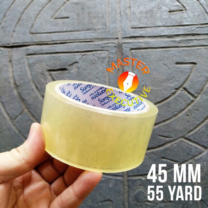 [Roll] Samaru Lakban OPP Packing Tape 45 mm x 55 yard - Bening Clear