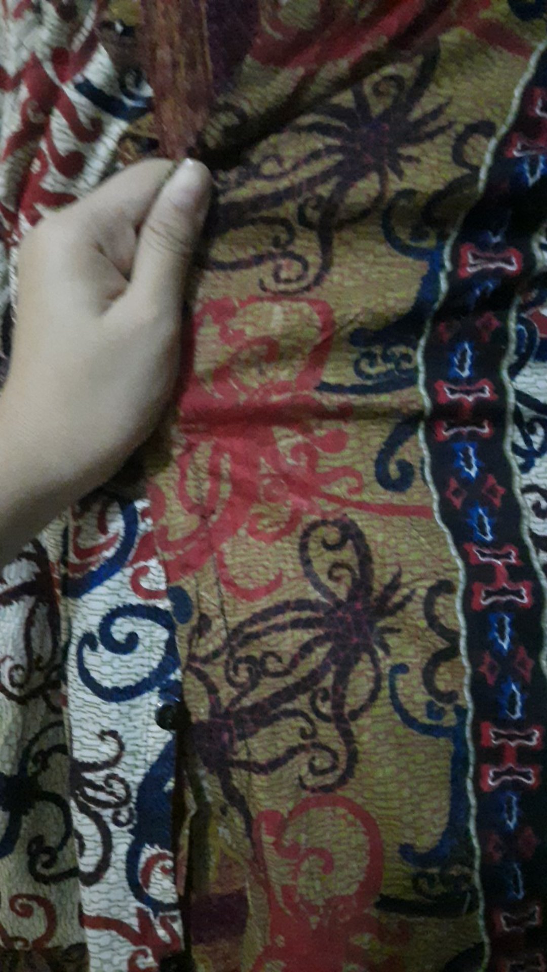 Batik Dolby Dolbi Dobby Doby Tenun Sutra Tulis Katun Atbm Baron Atasan Batik Wanita Sogan Srg308