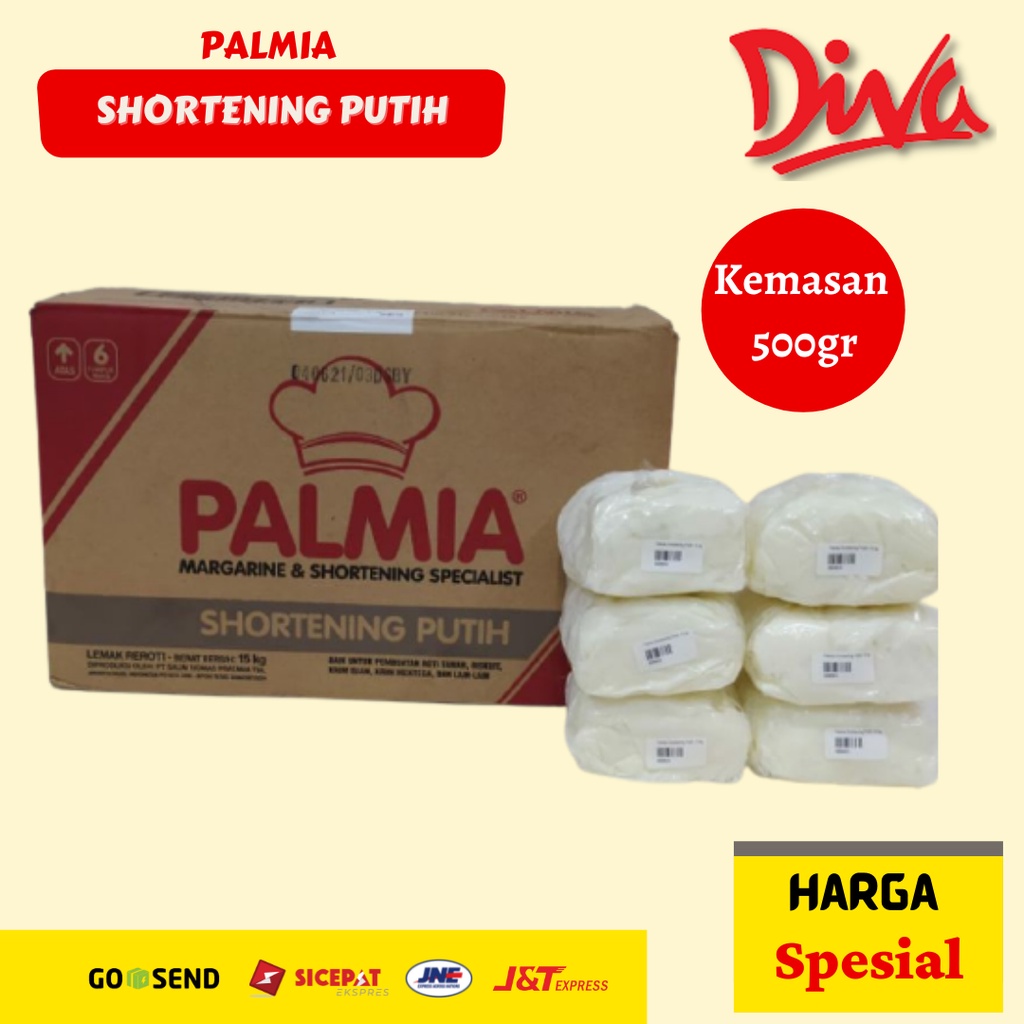 

[500gr] Palmia Shortening Putih - Palmia Putih