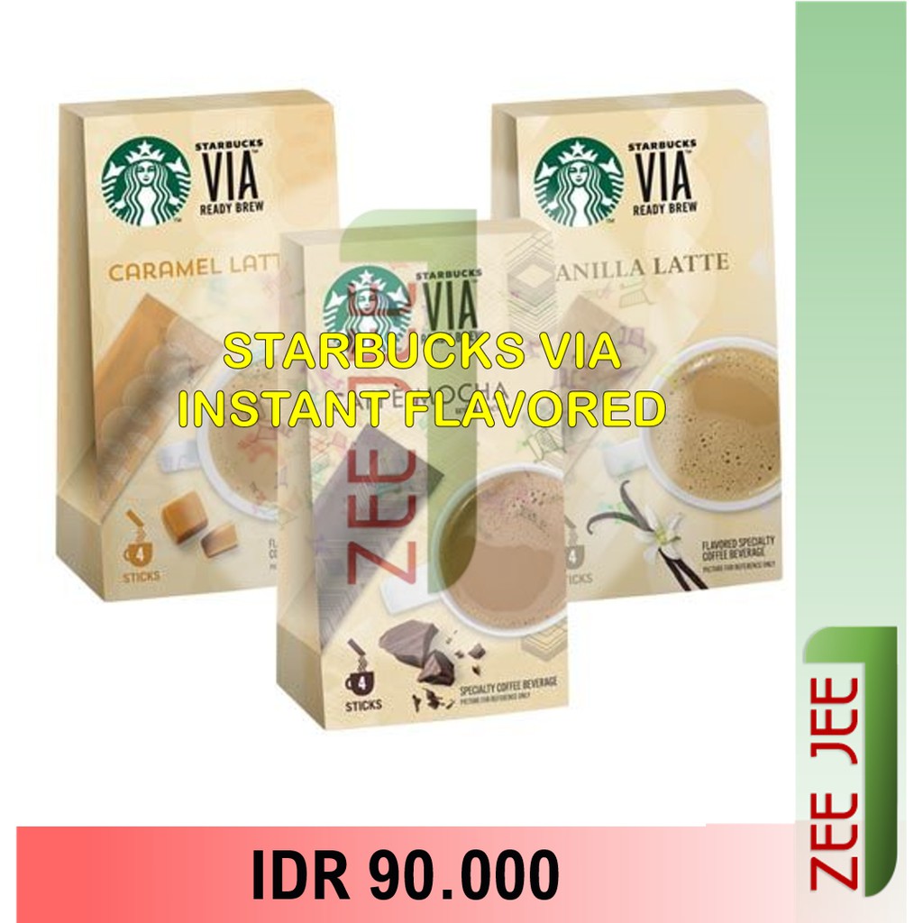 

STARBUCKS VIA INSTANT COFFEE BREW LATTE SERIES