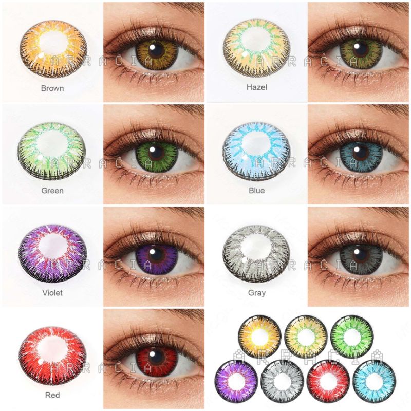 Jual Softlens Lensa Kontak Contact Lens Warna 2 Tone Cosplay Karakter