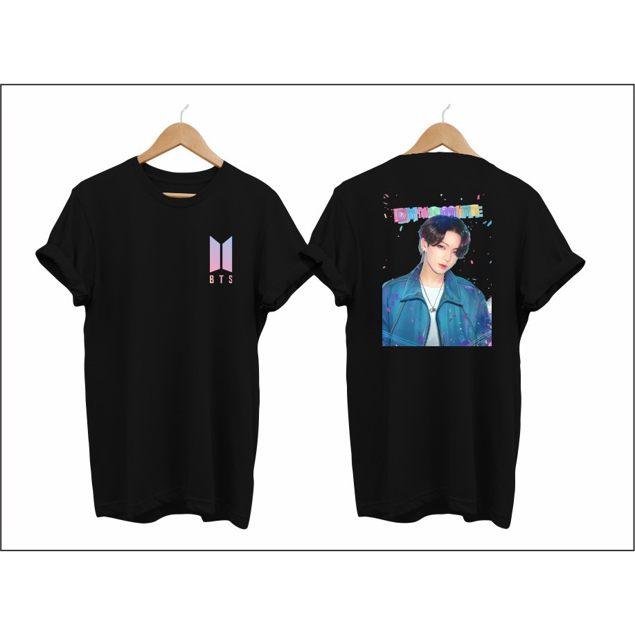 kaos bts kpop idol dynamite jungkook combed 30s