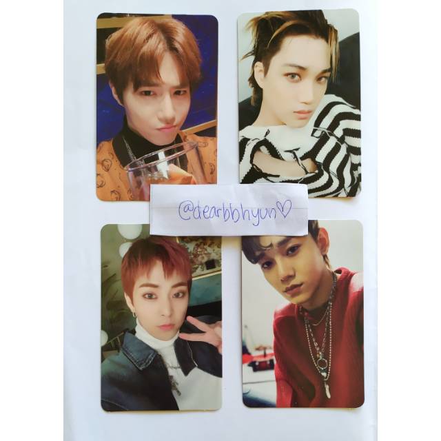 EXO KAI SUHO CHEN XIUMIN LOVE SHOT DMUMT APRIL AND A FLOWER OFFICIALL PHOTOCARD