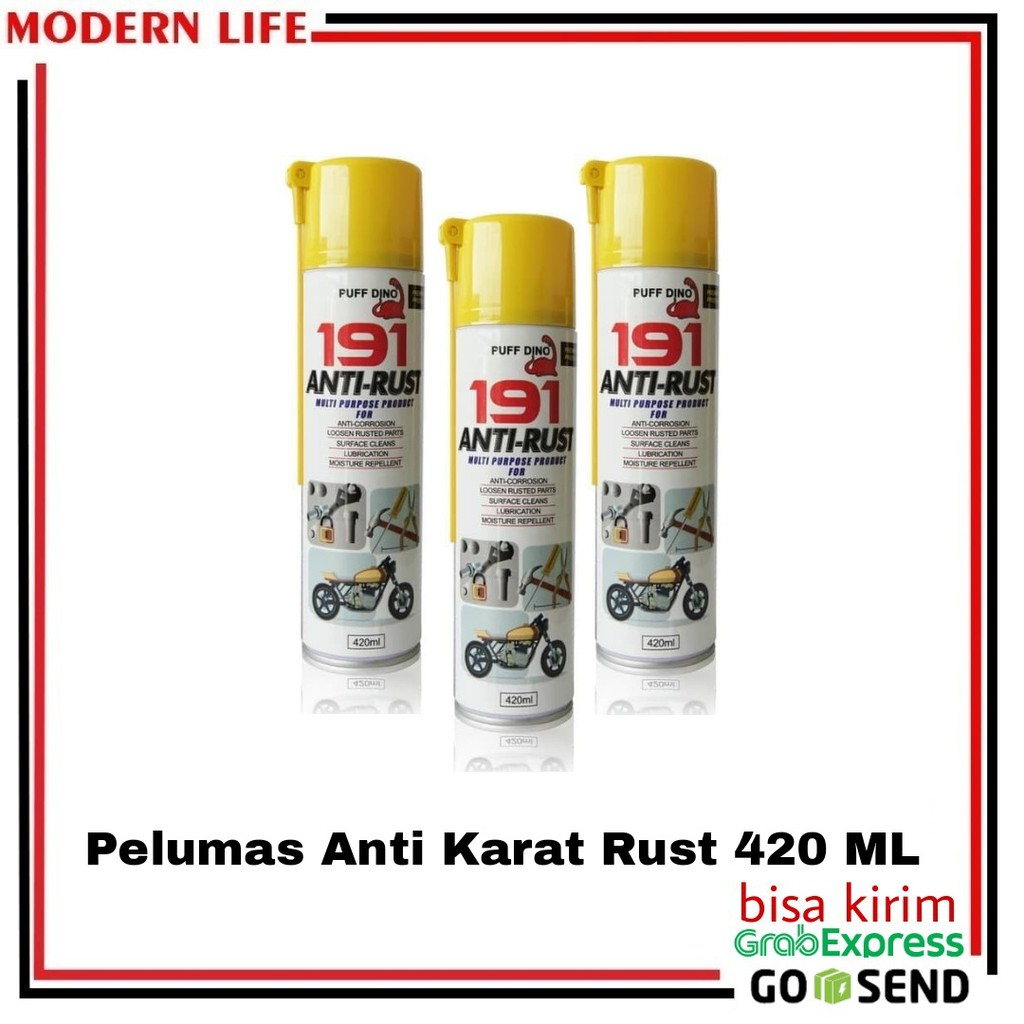 Pelumas Anti Karat / Pelumas Serba Guna ANTI RUSH 191 420ml