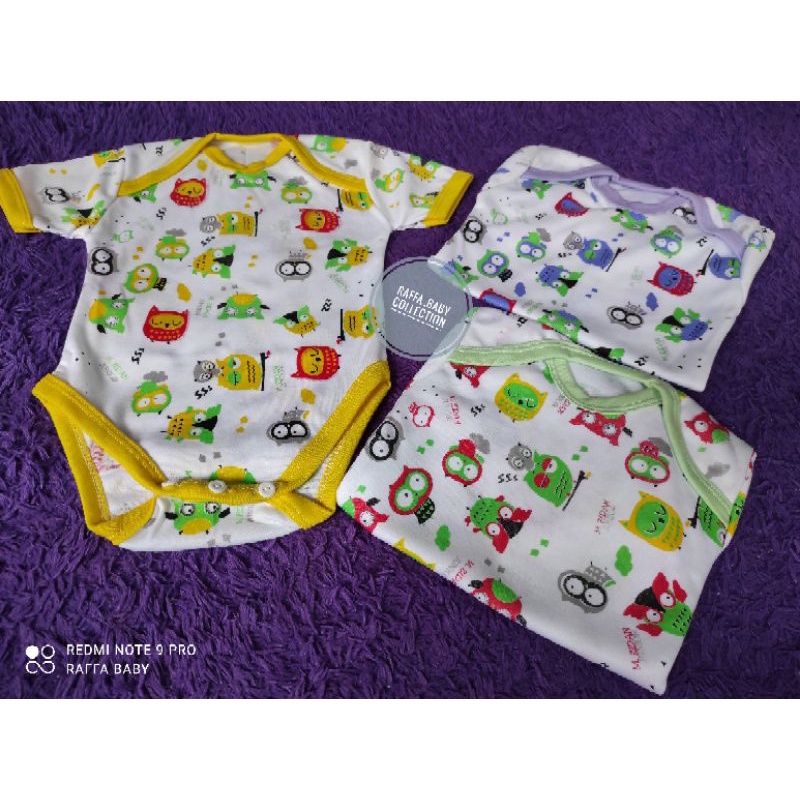 JUMPER BAYI PUTIH MOTIF