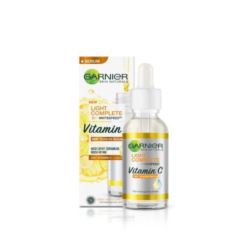 GARNIER LIGHT COMPLETE WHITE SPEED VITAMIN C BOOSTER SERUM 30ML