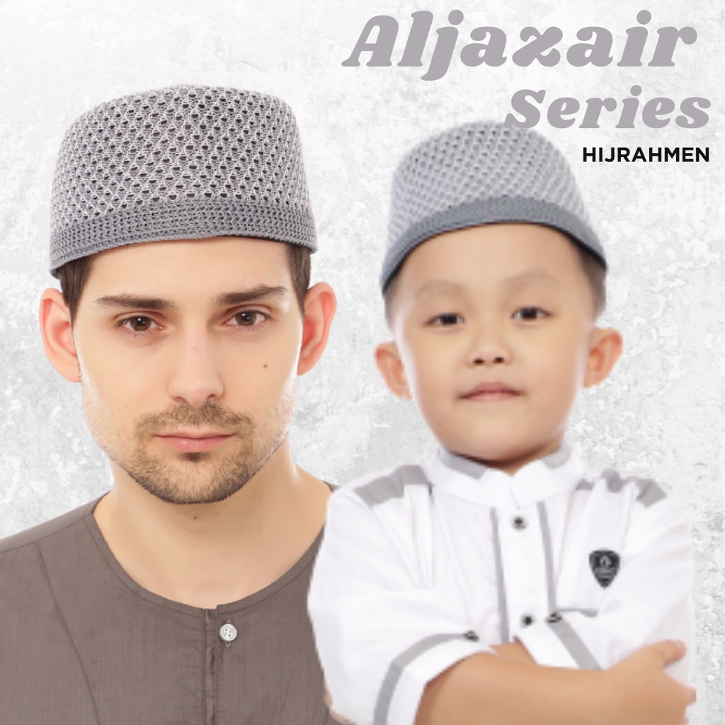 HIJRAHMEN Peci Kopiah Songkok Rajut seri Aljazair