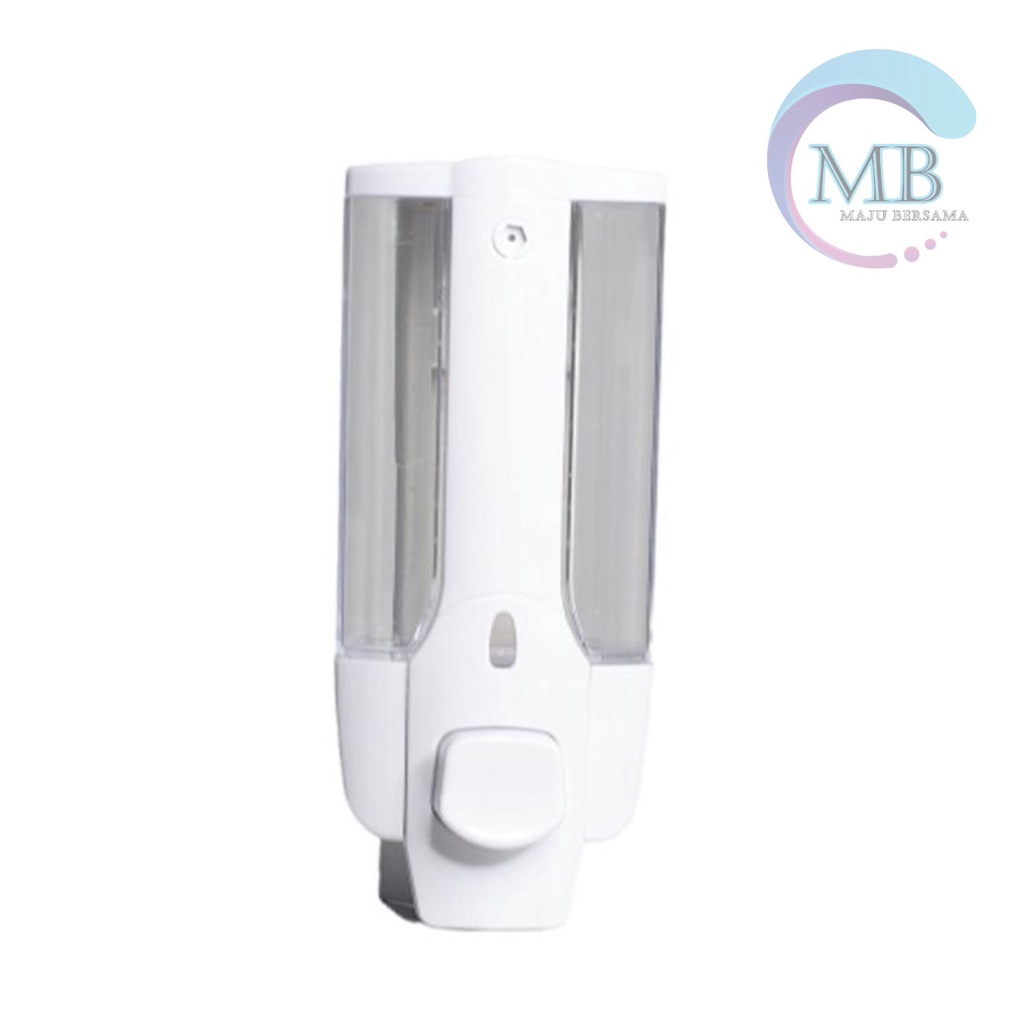 RT86 Tempat Hand Soap Washing hand Dispenser Sabun Cair Single Key Lock Tube Double 1 Tabung Dinding WC MB2928