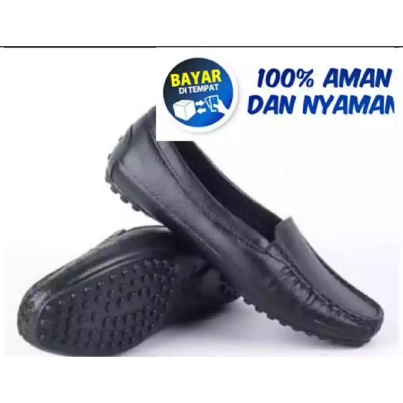Jual Sepatu Pantofel Wanita karet bisa COD ke Aceh Barat Daya