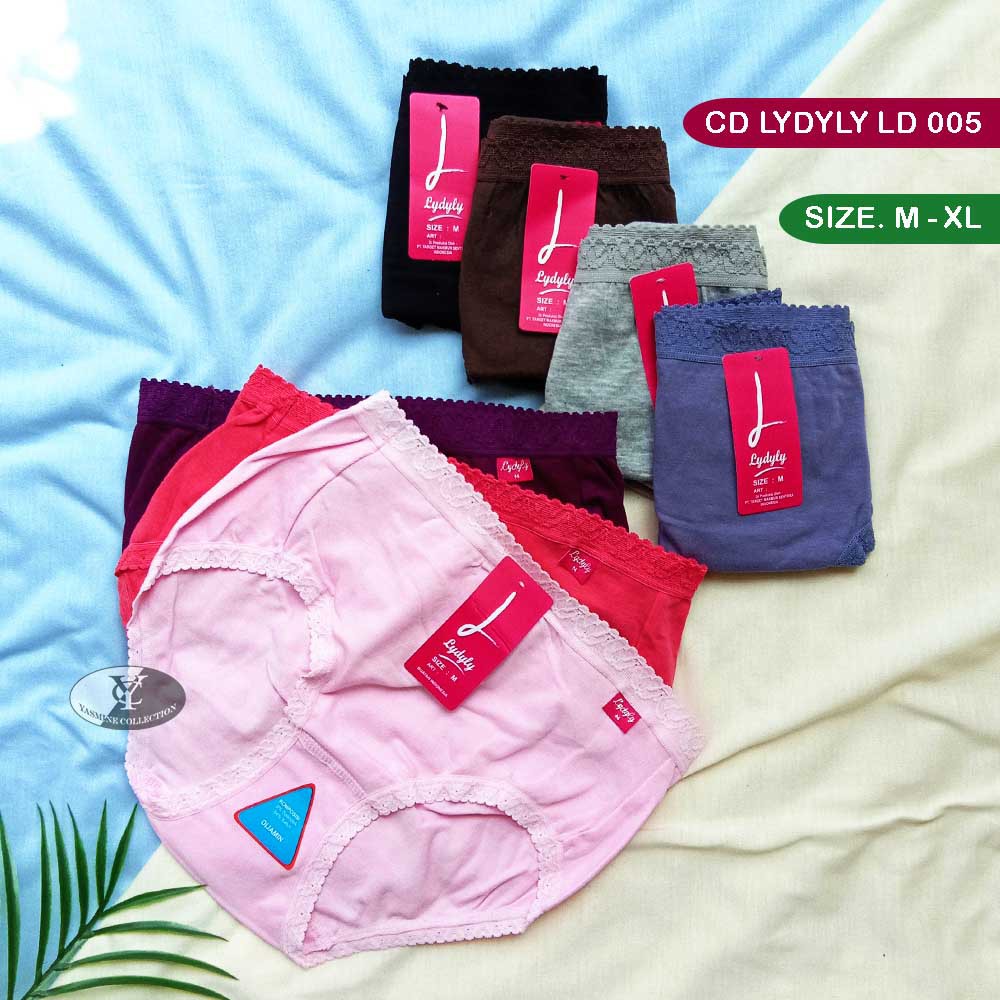 TERLARIS [ 1LOSIN ] CD Lydyly 005 Renda Celana dalam wanita karet renda Lydyly