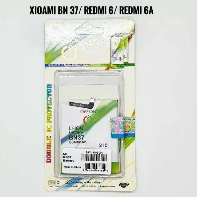 Baterai batre Double Power OFFON Xiaomi BN37 Redmi 6 Redmi 6A Battery Xiaomi BN 37 Redmi 6 Redmi 6A