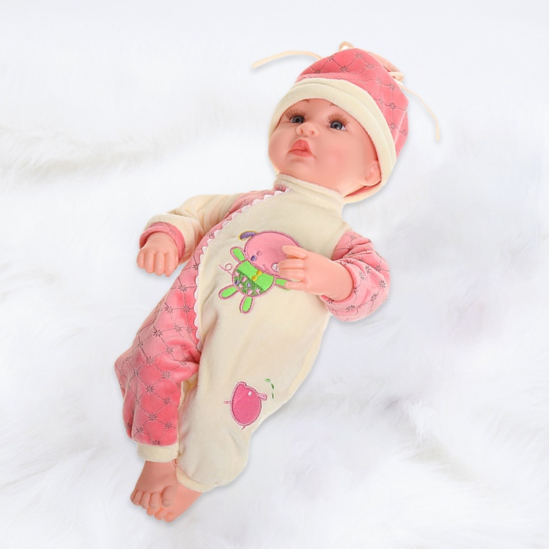 Mary Reborn Baby for Doll Boy Baju Anak Laki-Laki Untuk 47cm Newborn Baby for Doll Plush Hat Bodysu