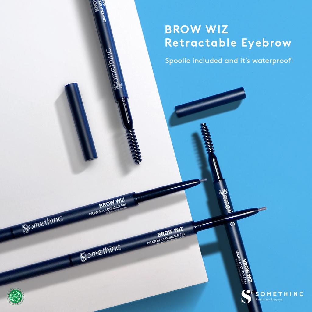 SOMETHINC BROW WIZ Retractable Eyebrow / Somethinc Pensil Alis / Somethinc Eyebrow