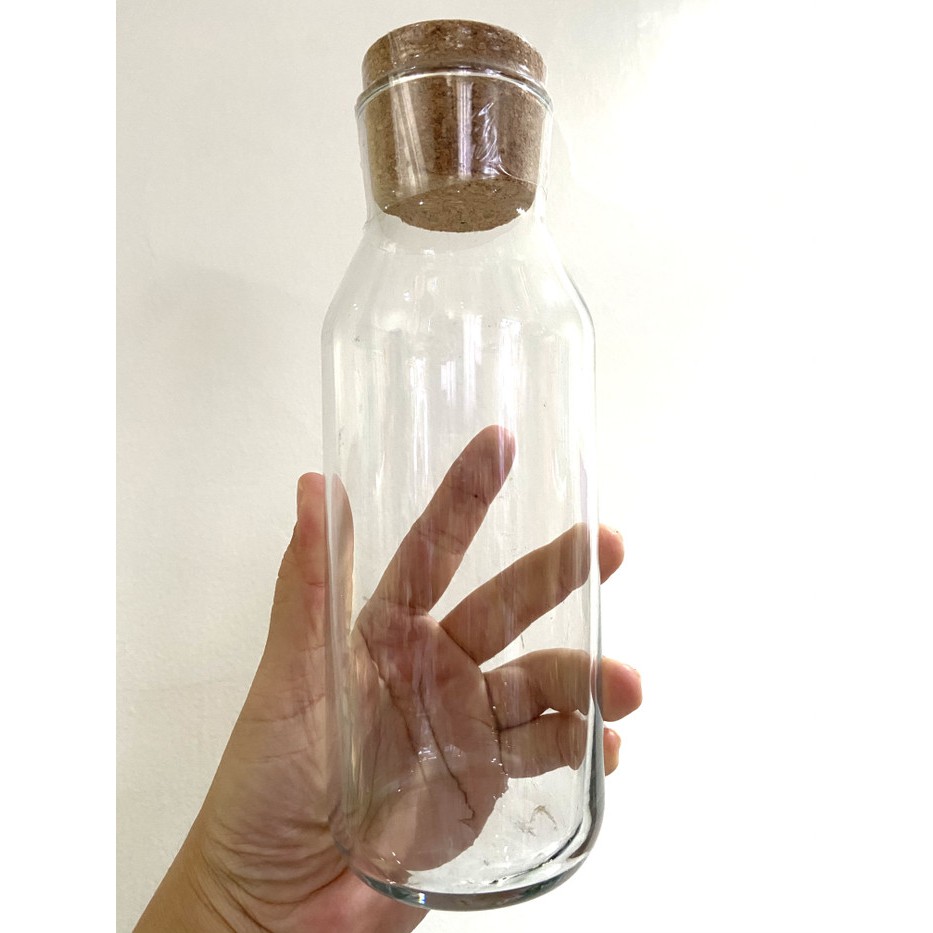 Botol kaca tutup gabus wish bottle with cork