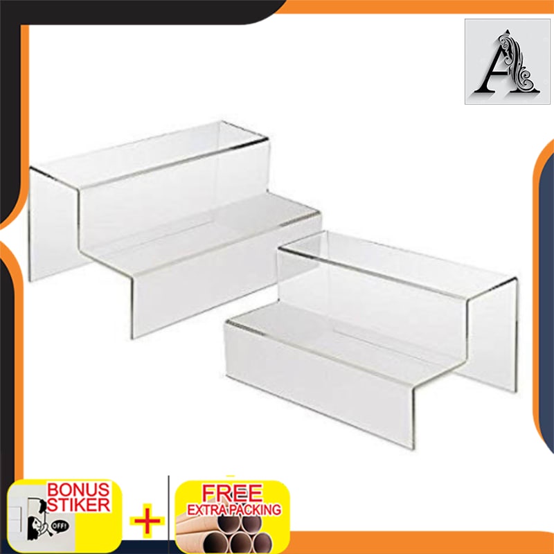 

Terlaris Akrilik Display sepatu/tas/Action Figur 3mm - 25x10x6cm