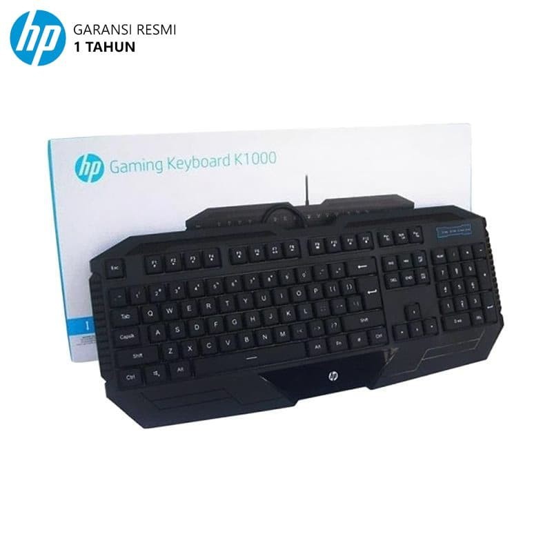 Keyboard Gaming HP K130 - No LED Membrane original garansi resmi 1tahun