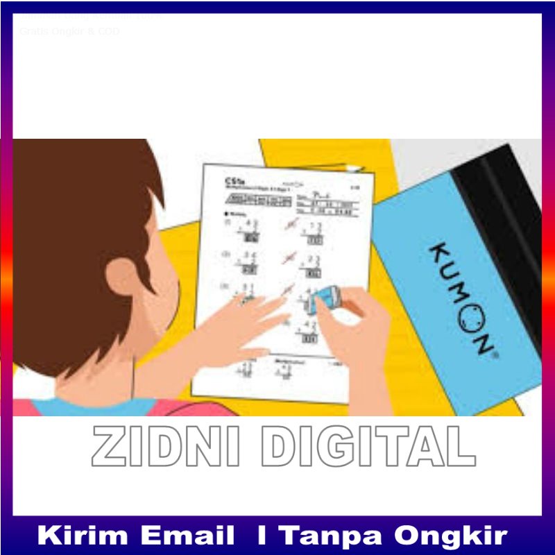KUMON PAKET LENGKAP PEMBELAJARAN ANAK COCOK MEDIA PEMBELAJARAN GURU ORANG TUA DI RUMAH PPKM HOME ZID
