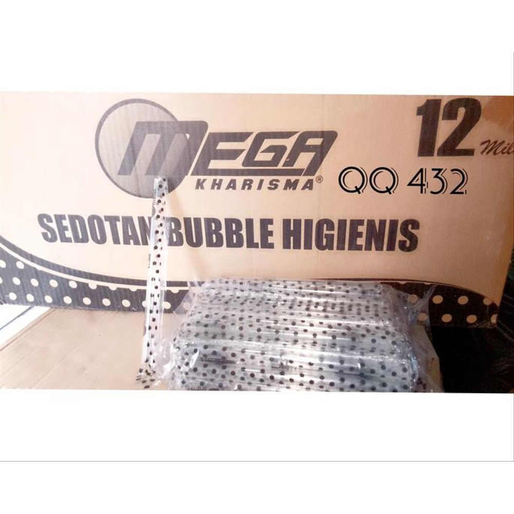 @50btg SEDOTAN MEGA BENING STERIL higienis 12MM pop ice besar bubble 1bungkus