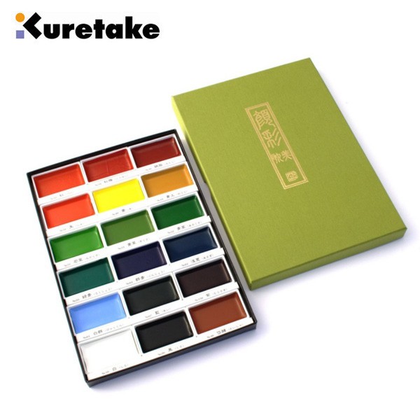 

Kuretake Gansai Tambi Watercolor - 18 Color Set