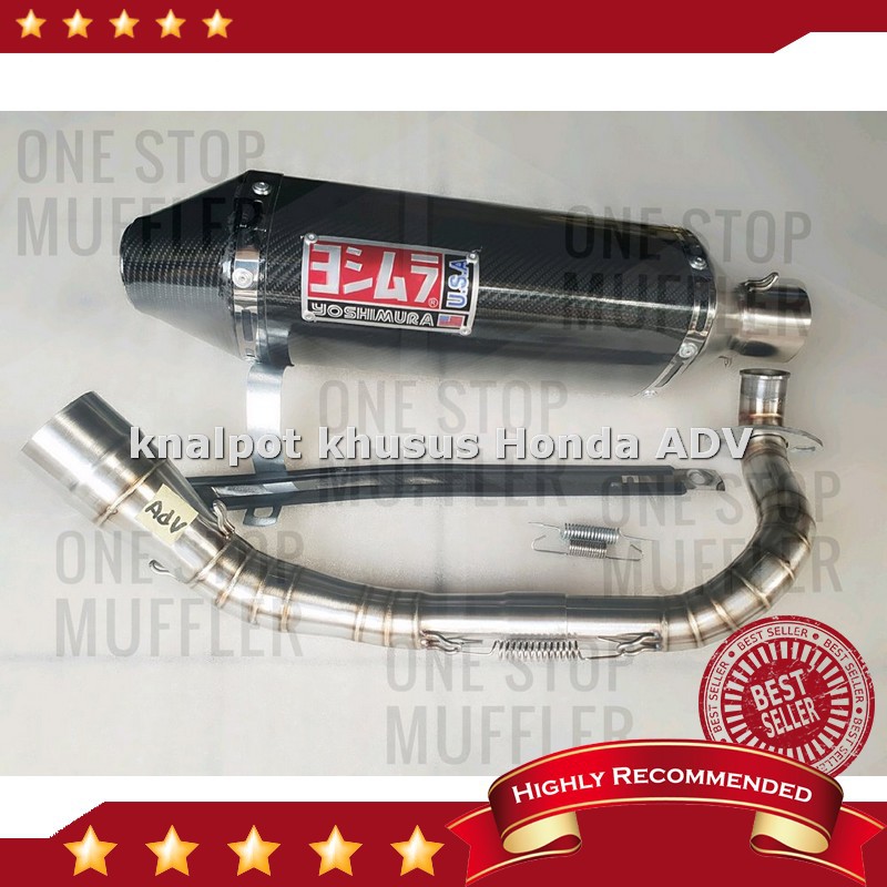 Promo Knalpot racing yoshimura usa honda adv150 adv 150