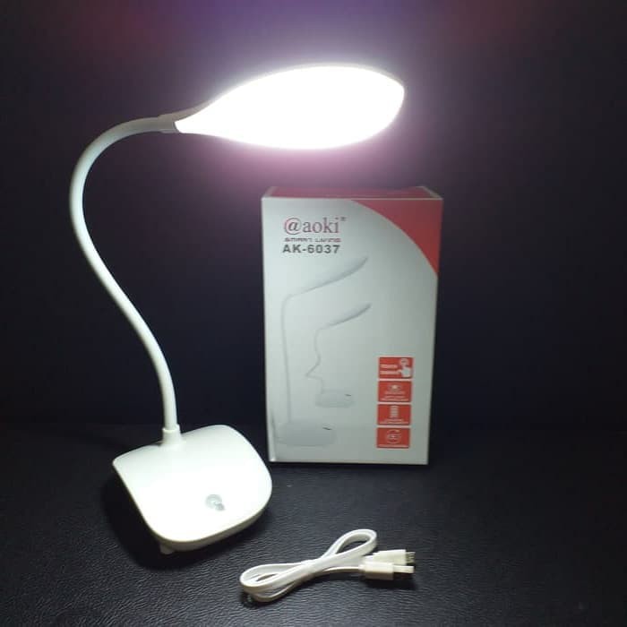 Lampu Belajar Touch Dimmer Smart AK-6037 AOKI/Desk Lamp Sentuh Pintar