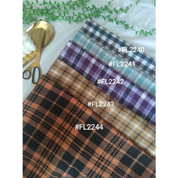 8-50 motif kain flanel premium kain kotak katun yarndyed harga per 0.5meter/happychild