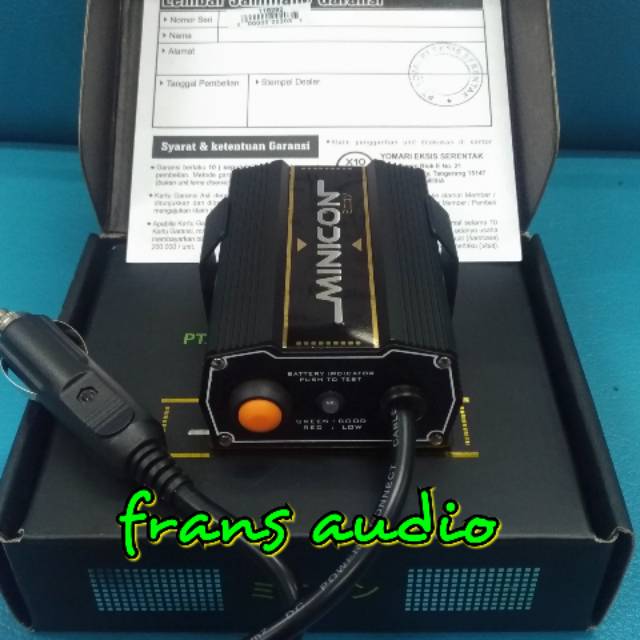 minicon volt stabilizer mobil