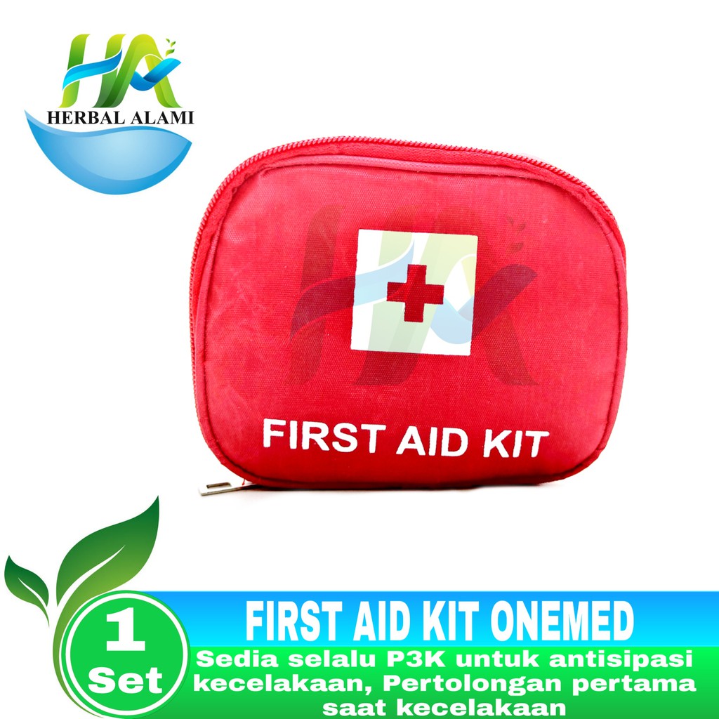 P3K First Aid Bag Kit OneMed - Tas Merah