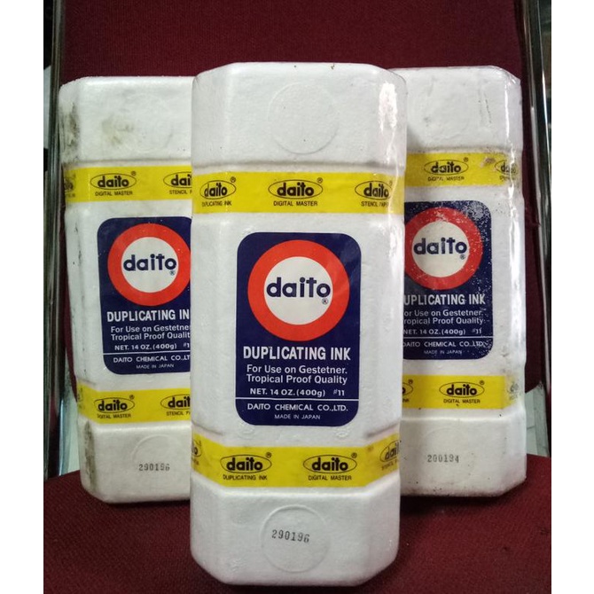 

(BISA COD) Tinta Stencil Daito, Stensil Gestetner Dynamic, tinta murah PROMO Kode 212
