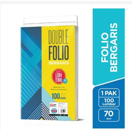 [TOSERBA_EMAK] -  SiDU Double Folio Bergaris 70 GSM (isi 10 lembar)