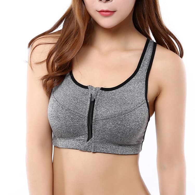 [ORI] BRA SPORT RESLETING / ZIPPER DEPAN COCOK UNTUK GYM SENAM YOGA