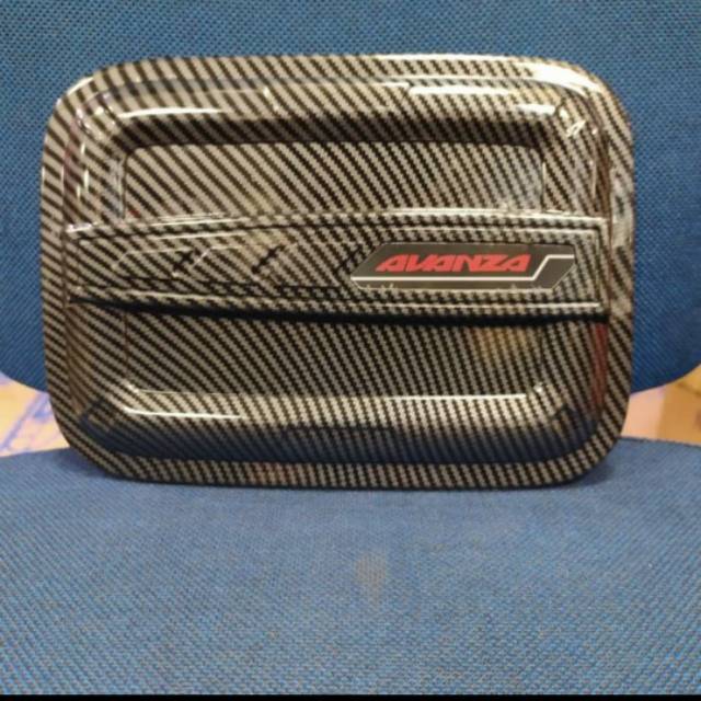 Tank cover/ tutup tangki mobil all new Avanza 2012-2019 full carbon