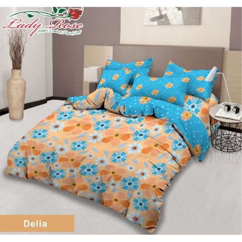 Bed Cover Rumbai Lady Rose 180x200 King Delia, Lena, Shinta, Kitty Cappucino, Sarah, Rebecca, Sandra