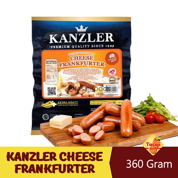 

Kanzler Sosis Cheese Frankfurter 360 Gram