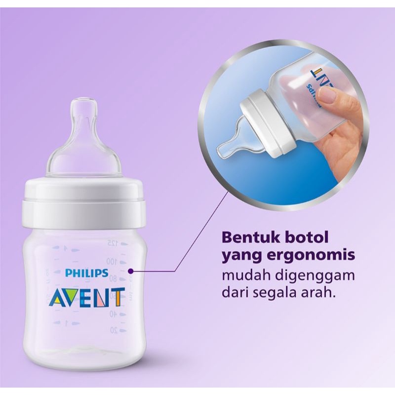 AVENT PHILIPS - Bottle CLASSIC PLUS PP 260ml Single Pack/Twin Pack